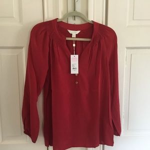 Lilly Pulitzer silk Elsa blouse size medium